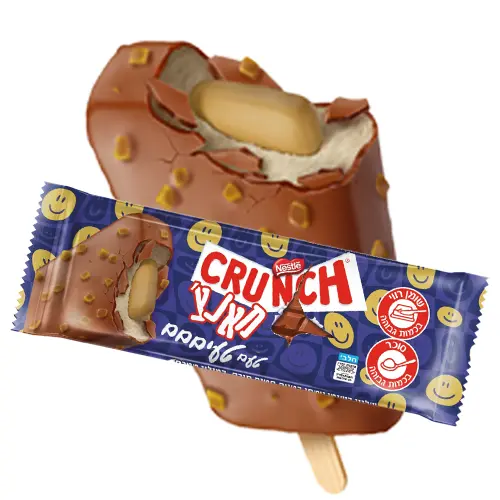 גלידות נסטלה קראנץ' מאנץ' שקדי מרק